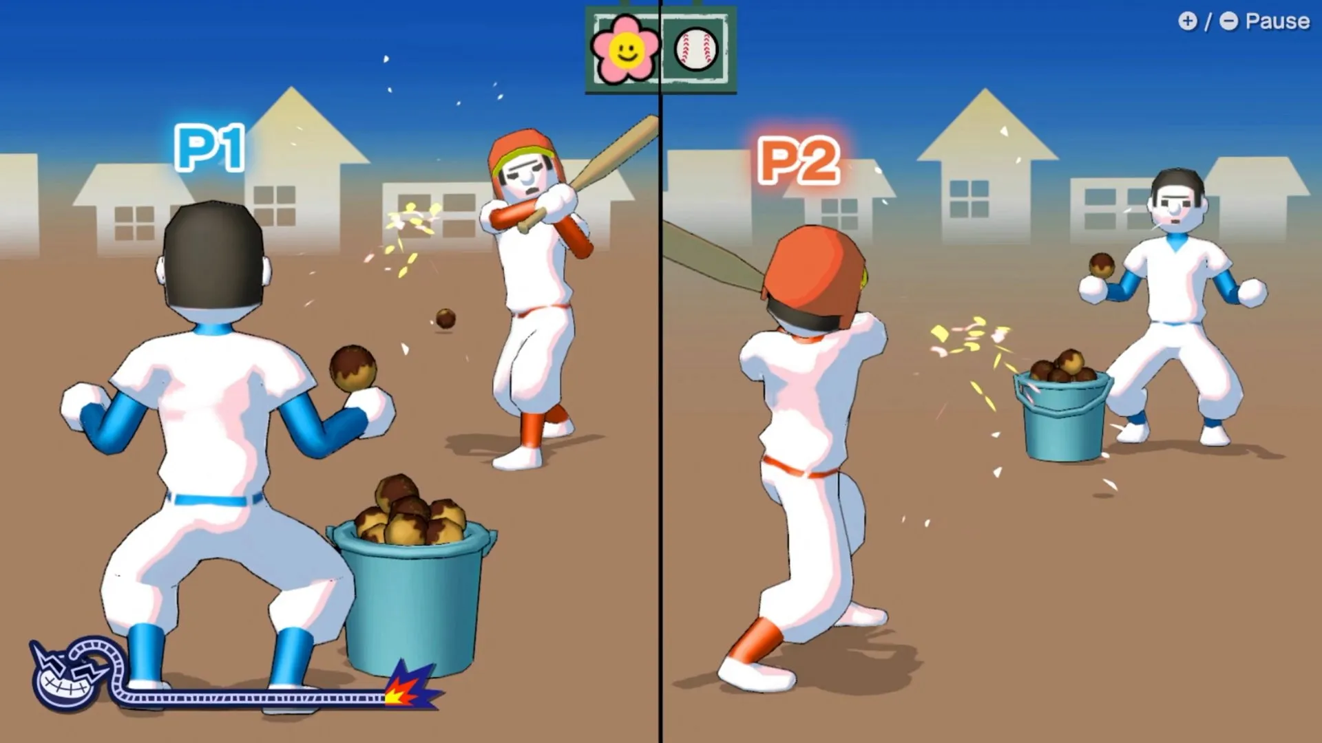 WarioWare: Move It ! jeu de baseball