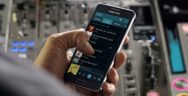 Galaxy Alpha Téléphone intelligent Smartphone Musique DJ