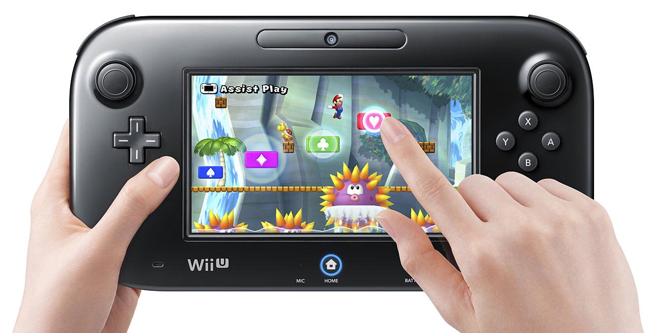 L'actuel GamePad de la Wii U.
