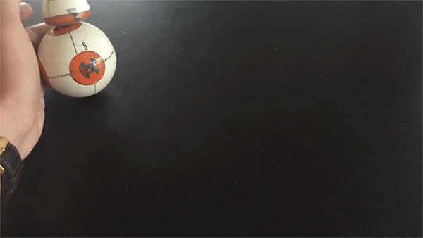 Un Sphero déguisé en BB-8 (Image : Christian Poulsen).