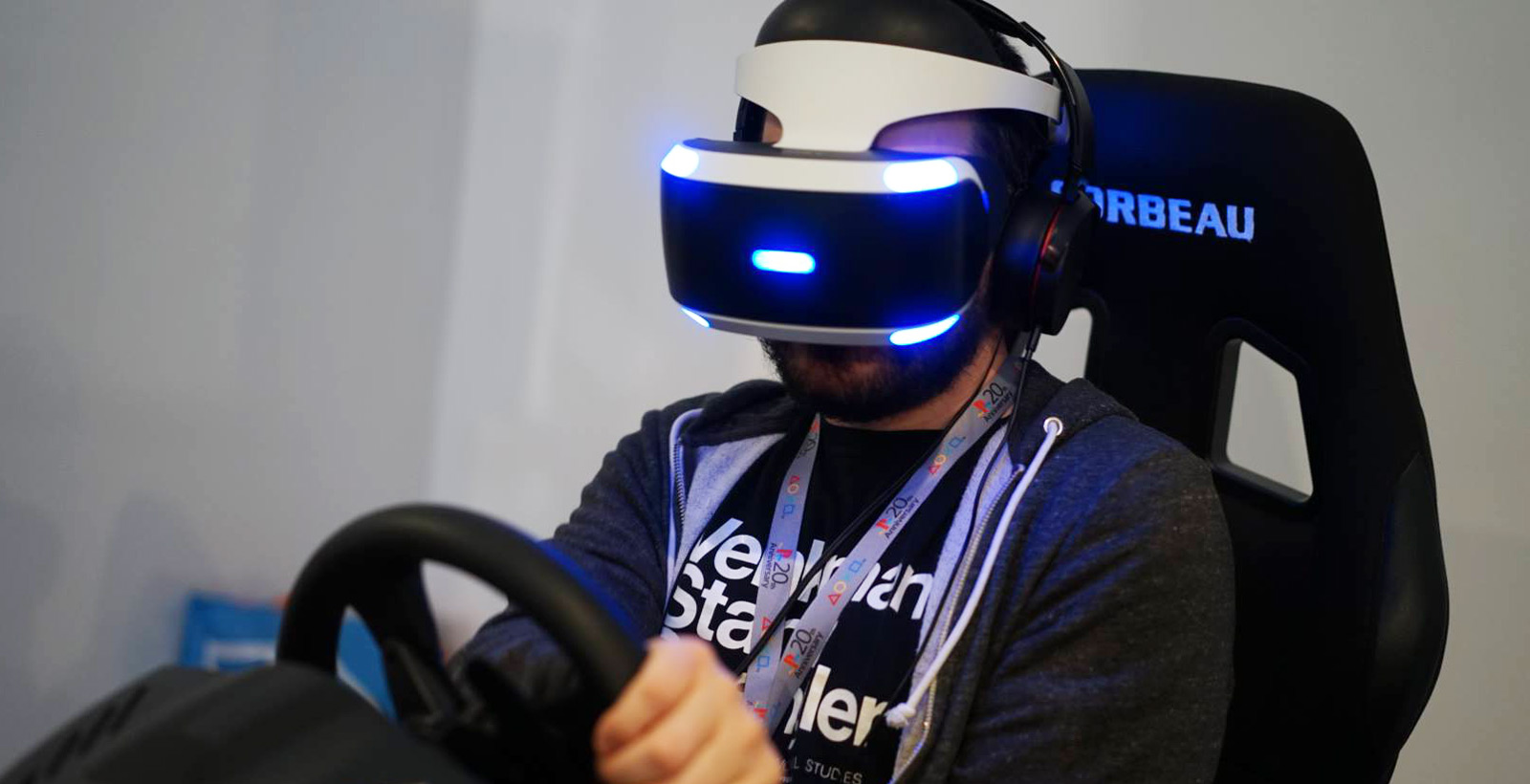 Lorsque j'ai essayé le PlayStation VR au début du mois, le module de traitement était bien caché (Photo : Stéphane Vaillancourt).
