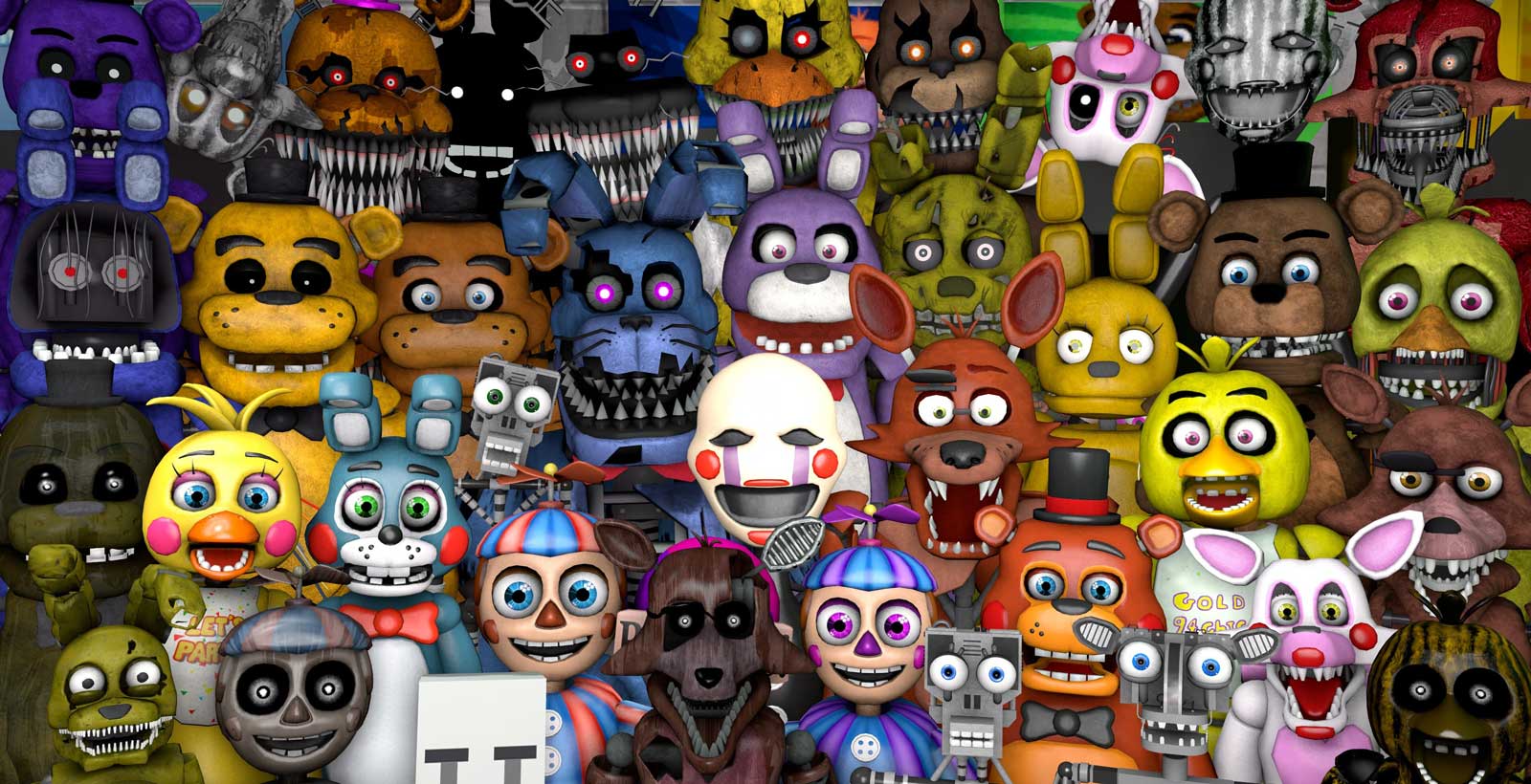 Fnaf world wiki characters