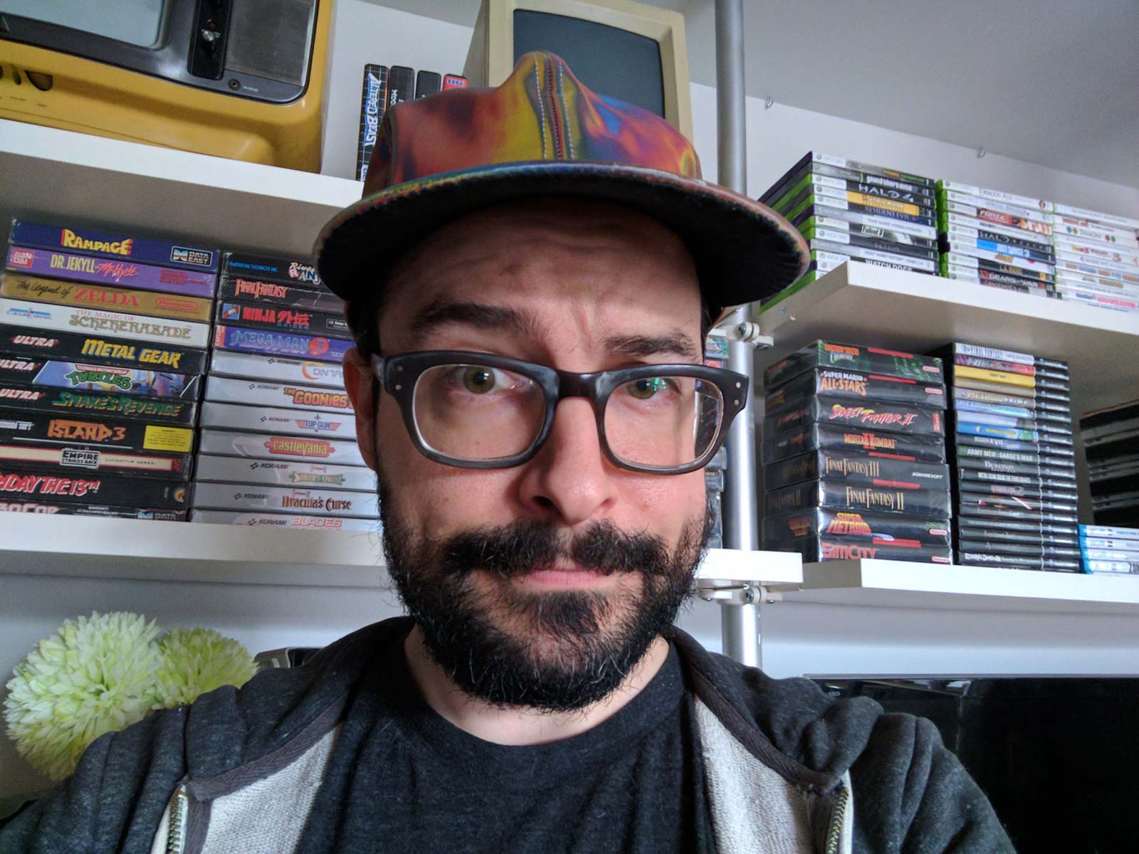 On voit que je suis parfaitement à l'aise à me prendre en photo (voir le fichier original).