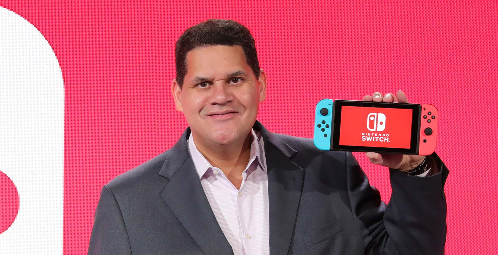 Reggie Fils-Aimé, PDG de Nintendo of America, lors de l'événement de janvier dernier.