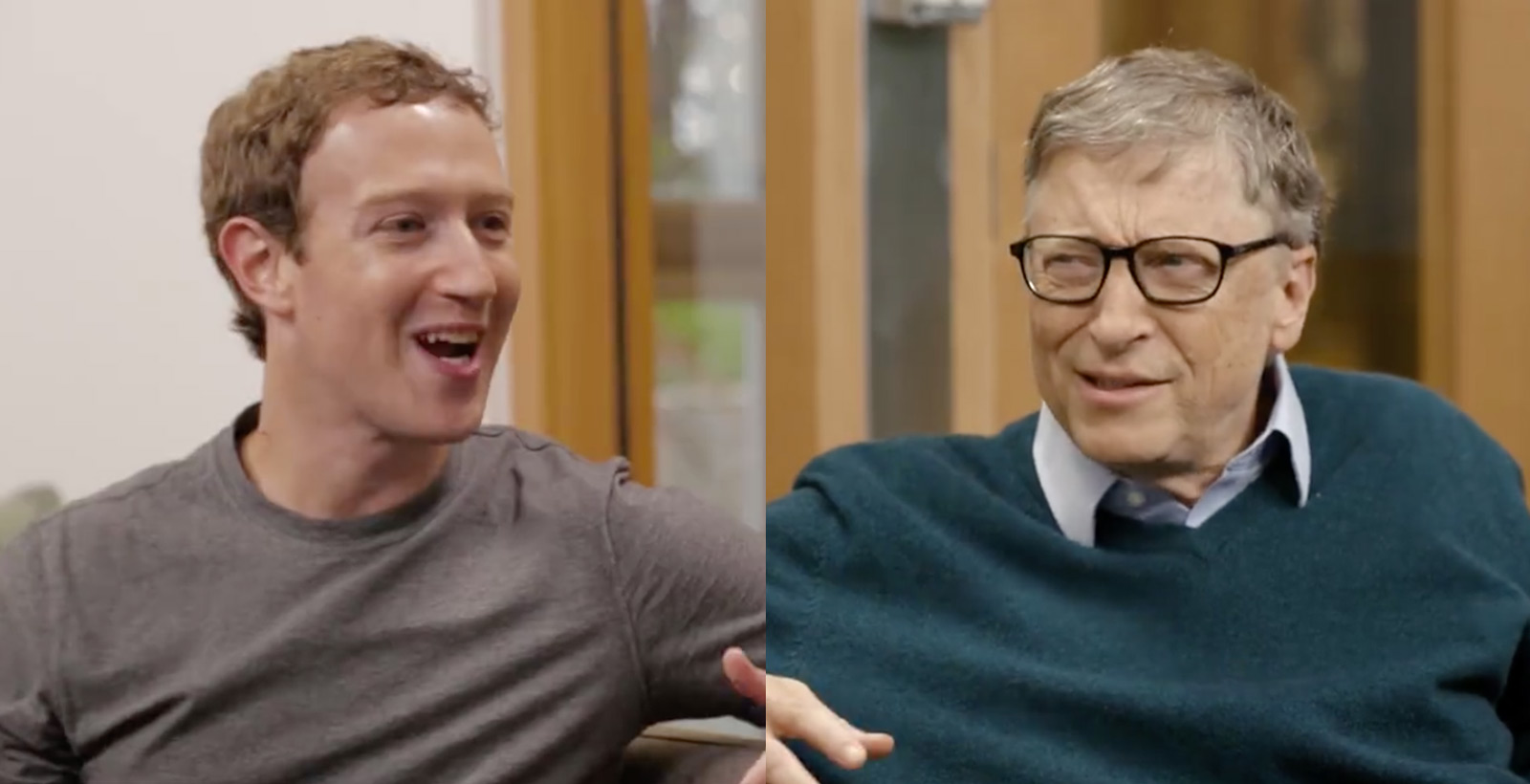 Mark Zuckerberg Et Bill Gates Partagent La Vedette Dune Vidéo Légèrement Malaisante Branchez Vous 9706