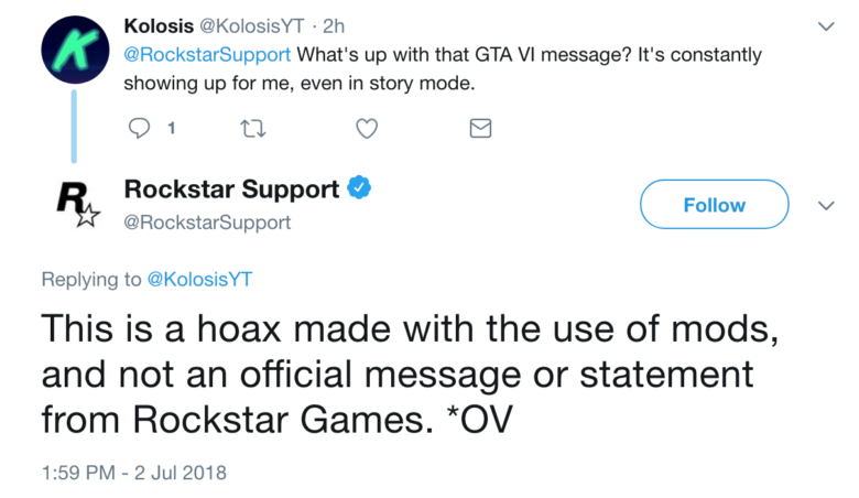 Hoax GTA VI