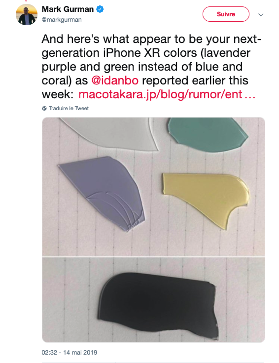 iPhone Xi: les nouvelles photos du design et des couleurs