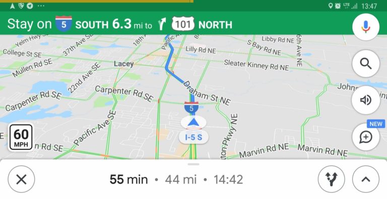 Google Maps affiche désormais un compteur de vitesse