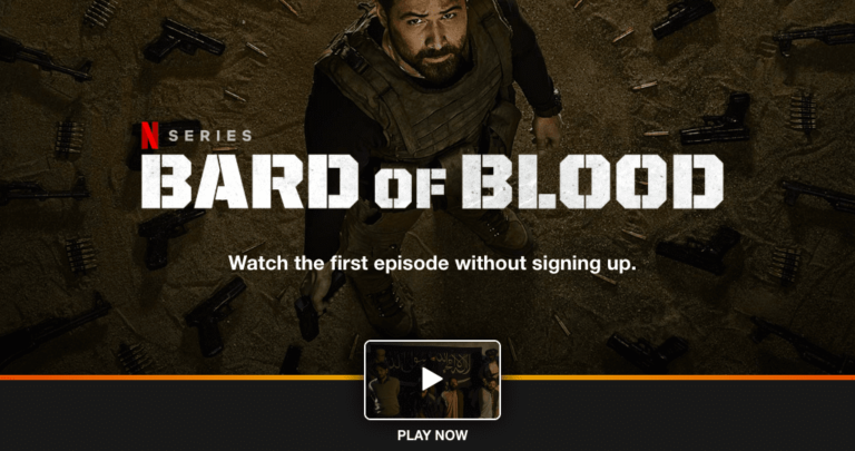 Netflix Original Bard of Blood