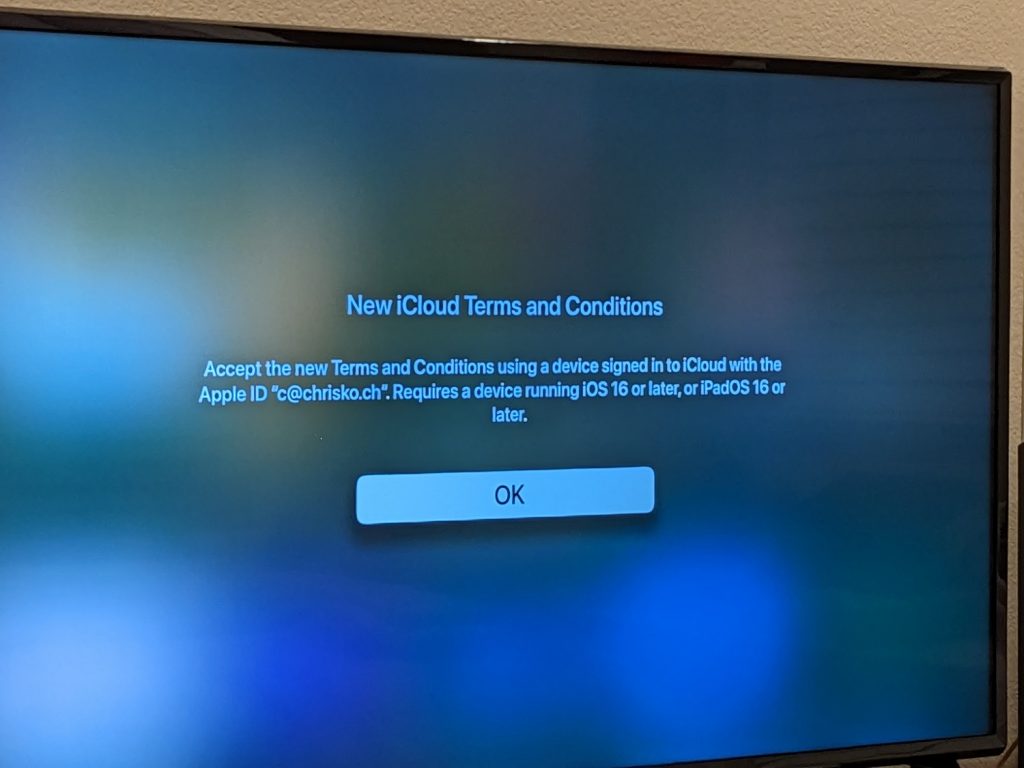 Apple TV 4K conditions