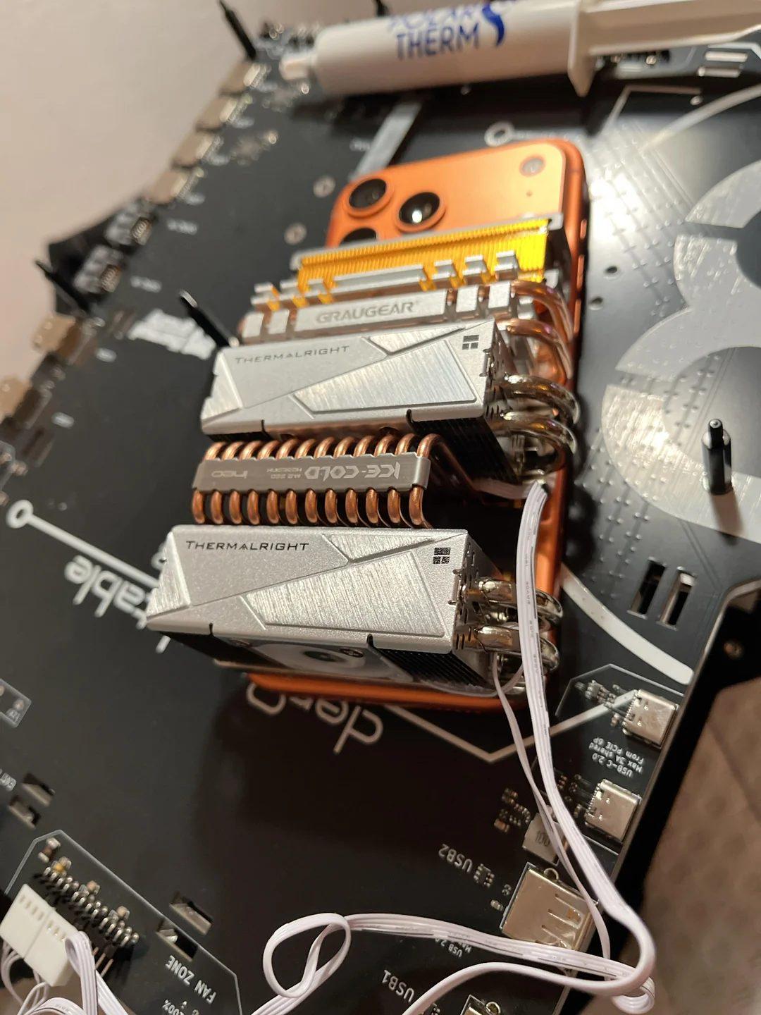 iPhone 17 Pro Max schéma de mod de refroidissement pour limiter le throttling