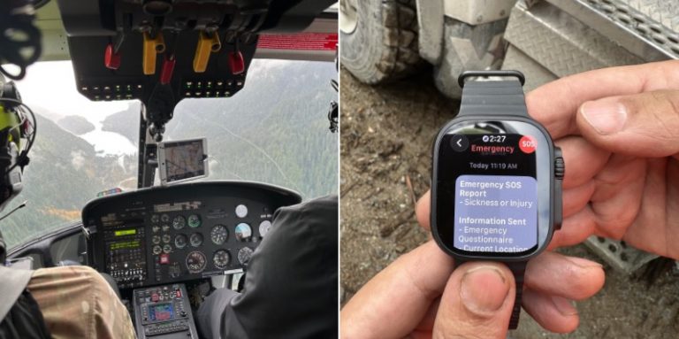 Apple Watch SOS en C.-B. : fausse alerte et équipe déployée