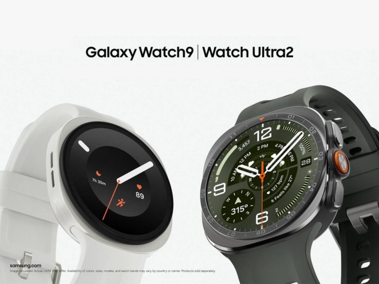 Samsung Galaxy Watch Ultra2 et Galaxy Watch9 présentées côte à côte
