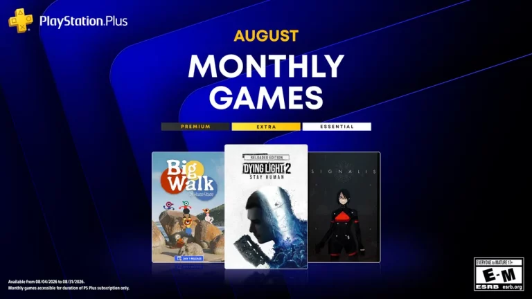 PS Plus jeux août 2026