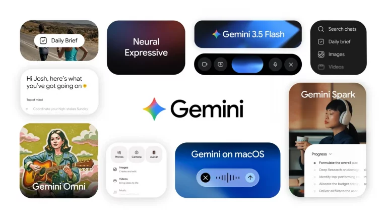 Gemini Spark, l’agent IA de Google, présenté sur ordinateur et téléphone