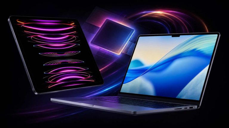 iPad Pro et MacBook Pro illustrant les nouveautés Apple attendues pour 2027