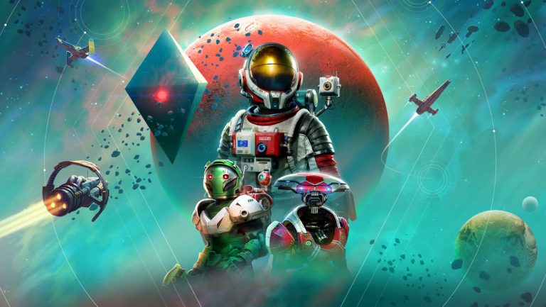 Un astronaute explore une planète extraterrestre dans No Man’s Sky