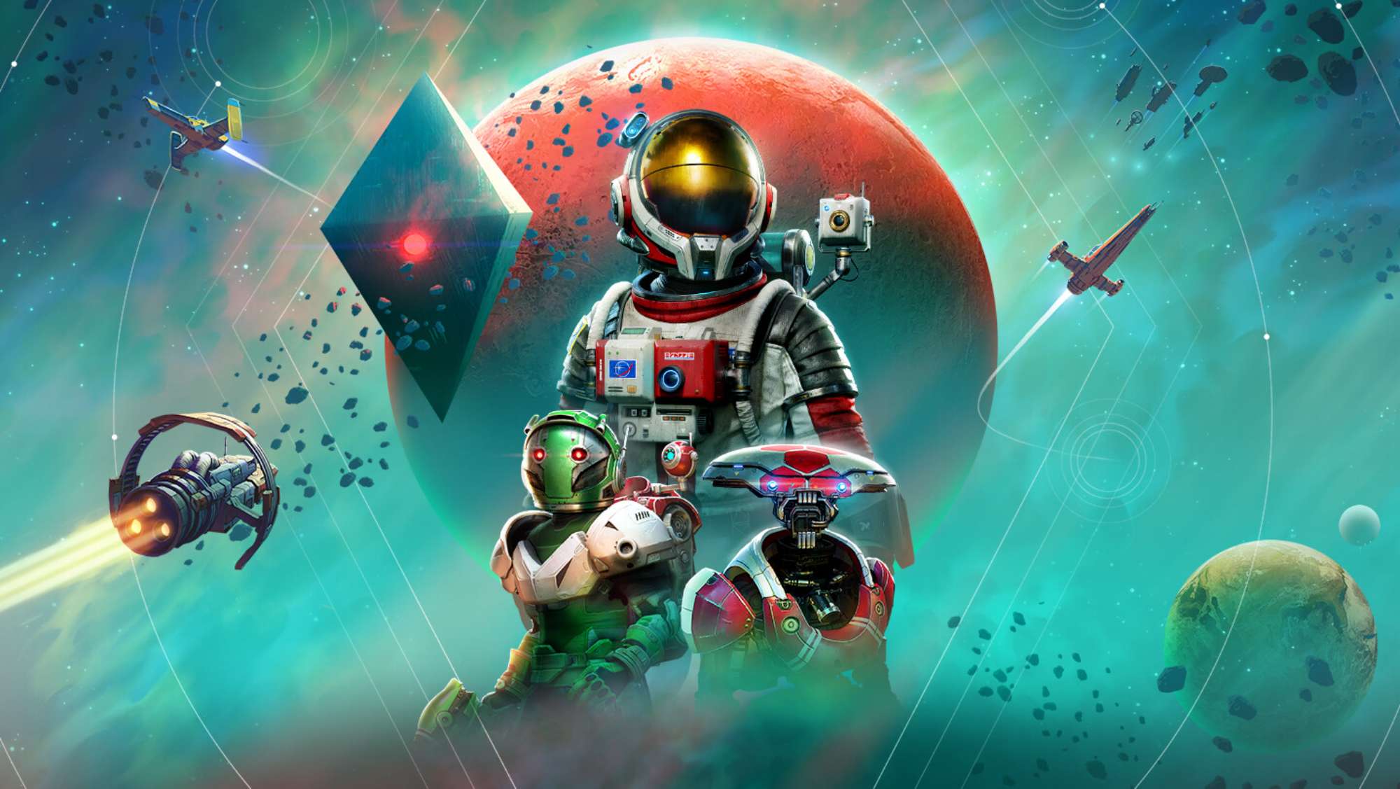 Un astronaute explore une planète extraterrestre dans No Man’s Sky