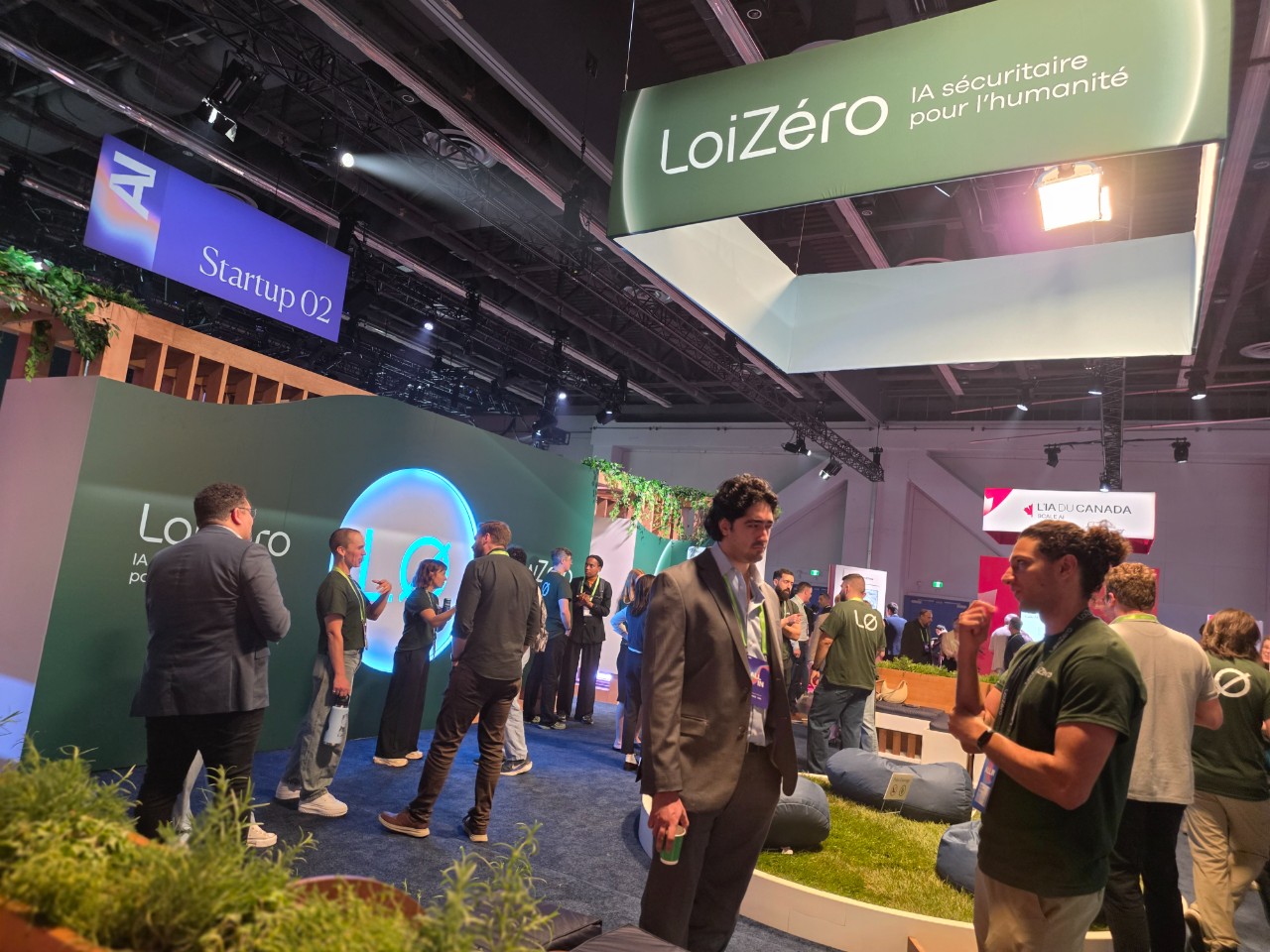 Stand de LawZero consacré à la sécurité de l’intelligence artificielle à ALL IN Montréal 2026