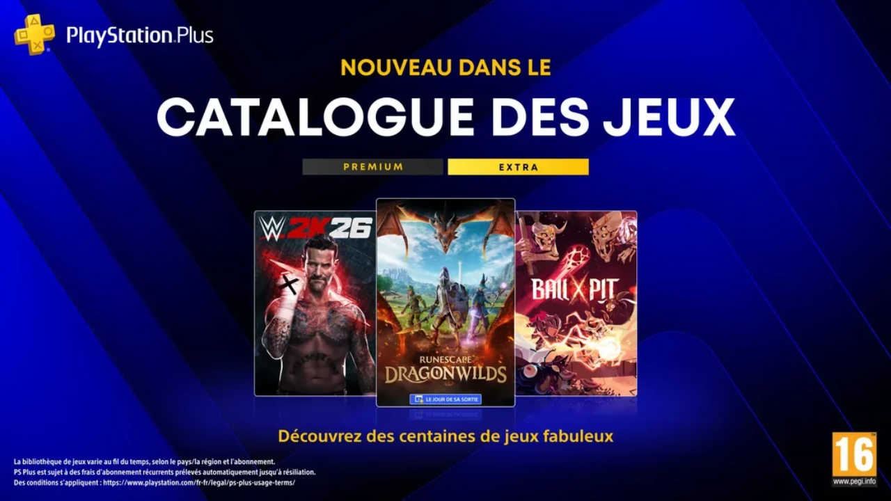 PS PLUS Octobre 2026