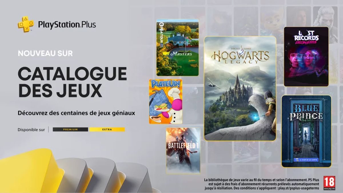 PS PLus Avril 2025