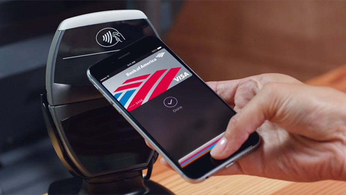 Le paiement sans contact, avec téléphone ou tablette (Image : Apple).